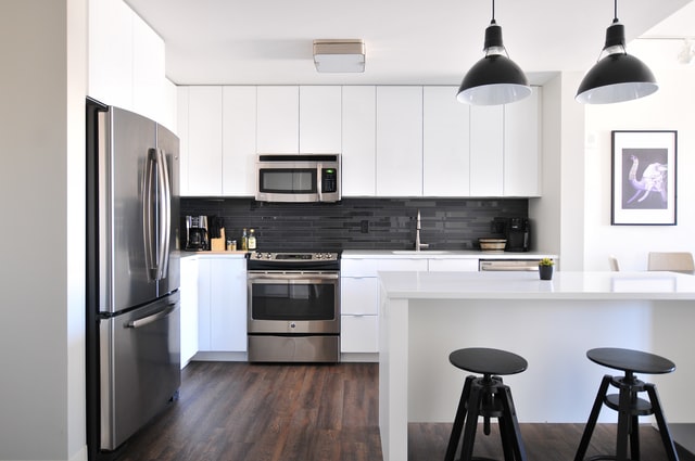 Modern and stylish kitchen after a remodel