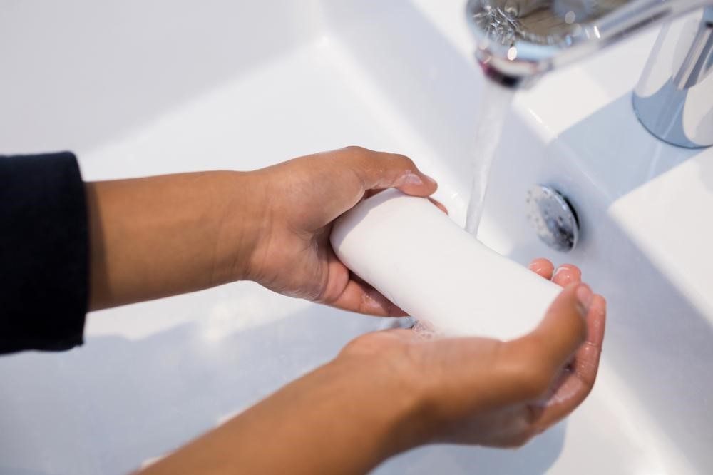 Soap buildup can clog your bathroom sink's drain pipe over time. 