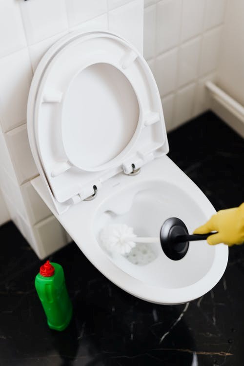 Cleaning your store’s toilets on the regular is a good way to check for problems and see if you need plumbing services.
