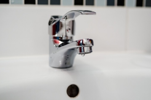 A water softener installed to keep the faucets rust-free in Texas